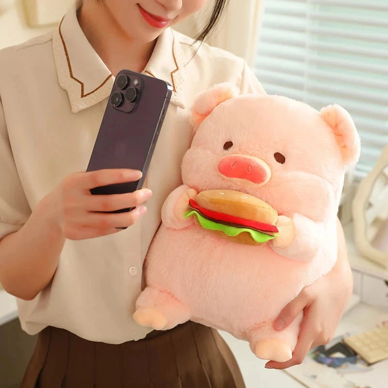 Round Fluffy Chonky Piggy Plushie - Image 13