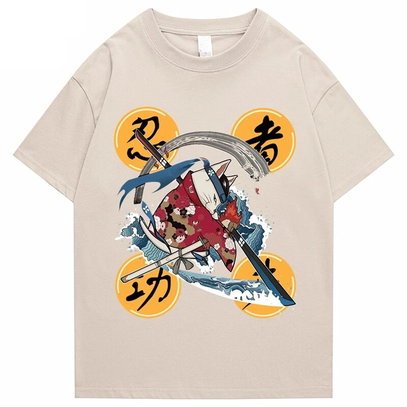 Apparel Samurai Cat Water Breathing Form Unisex Tee - Image 2