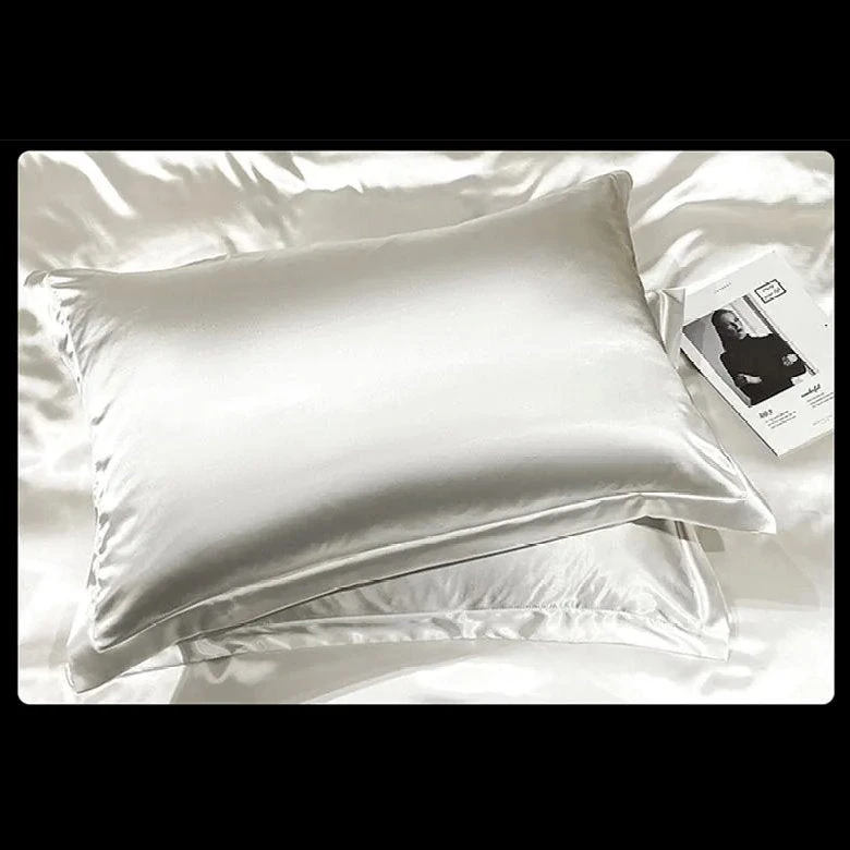 Shades Of Pink Mulberry Silk Bedding Set - Image 14