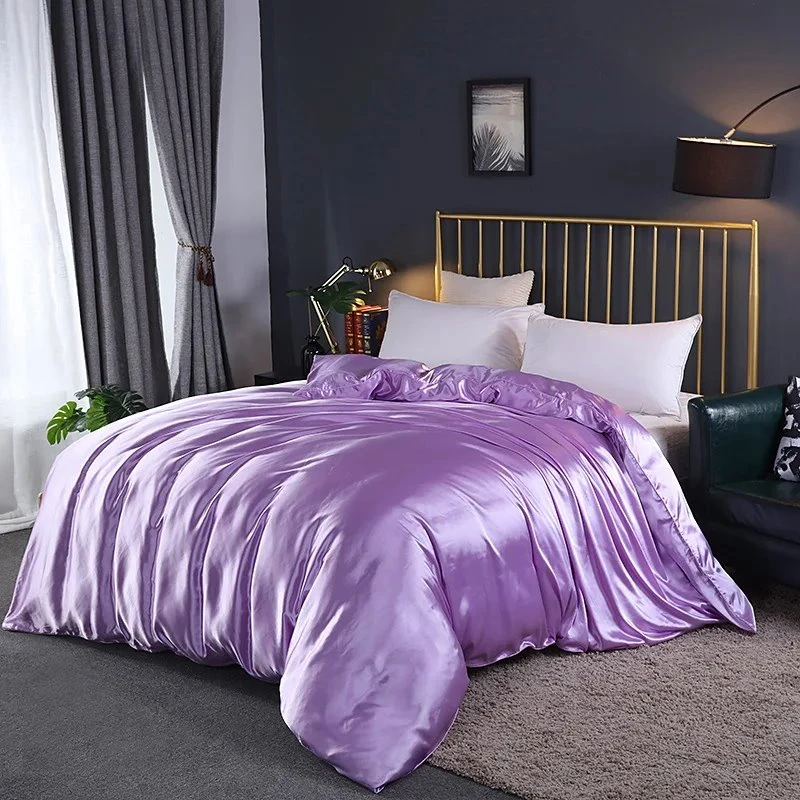 Shades Of Purple Mulberry Silk Bedding Set - Image 17