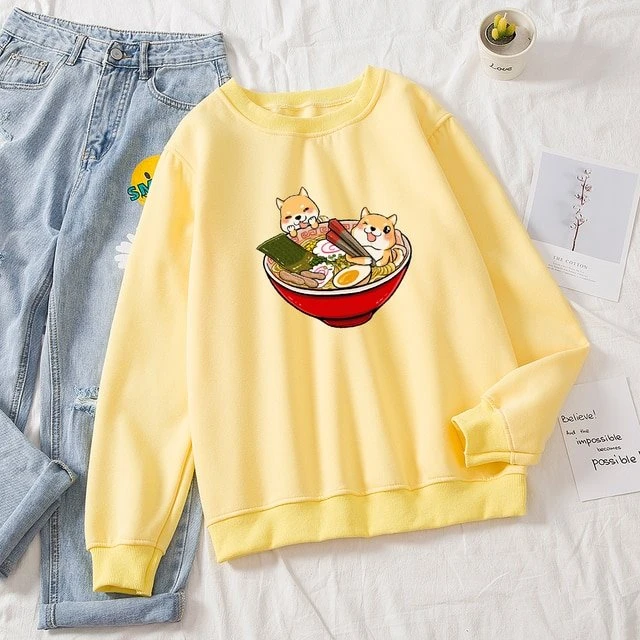 Apparel Shibas Bathing In Ramen Sweatshirt - Image 12
