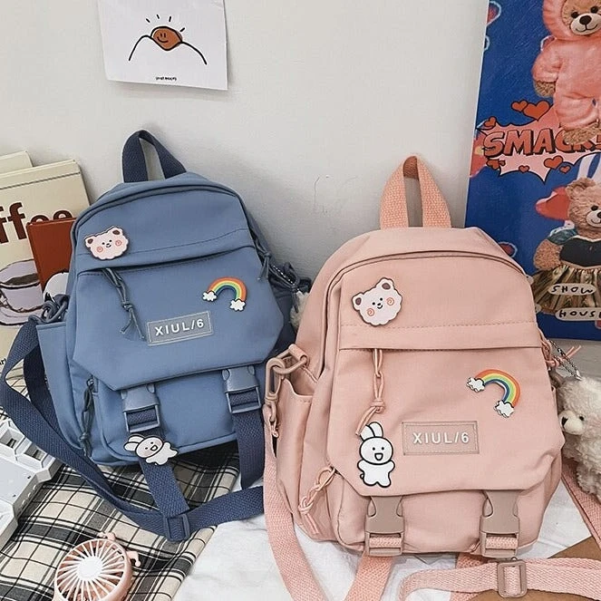 Apparel Small Cute Bear Friend Backpack & Sidebag - Image 2