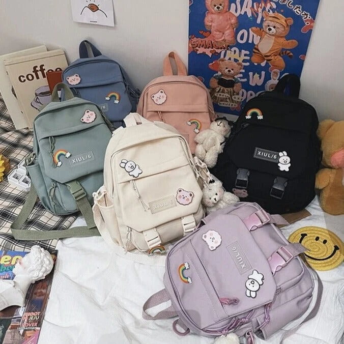 Apparel Small Cute Bear Friend Backpack & Sidebag
