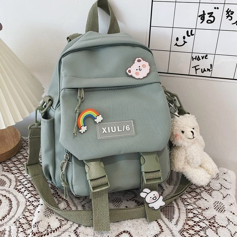 Apparel Small Cute Bear Friend Backpack & Sidebag - Image 9