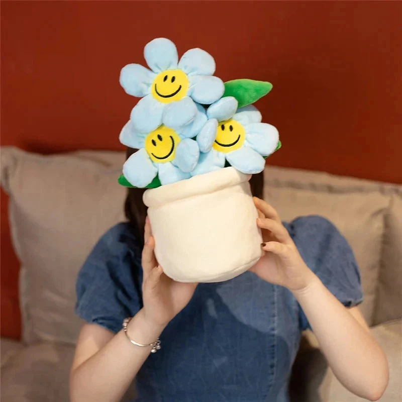 Smiling Sunflower Flowerpot Plush - Image 8