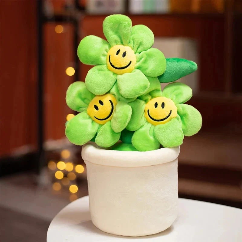 Smiling Sunflower Flowerpot Plush - Image 10