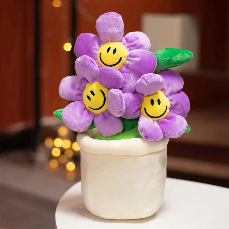 Smiling Sunflower Flowerpot Plush - Image 13