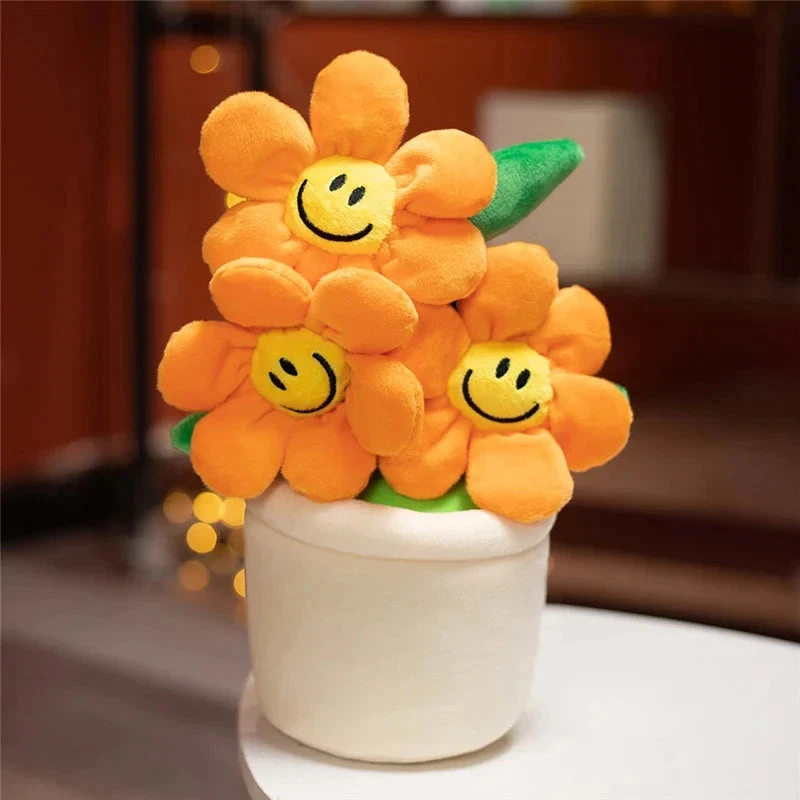 Smiling Sunflower Flowerpot Plush - Image 11