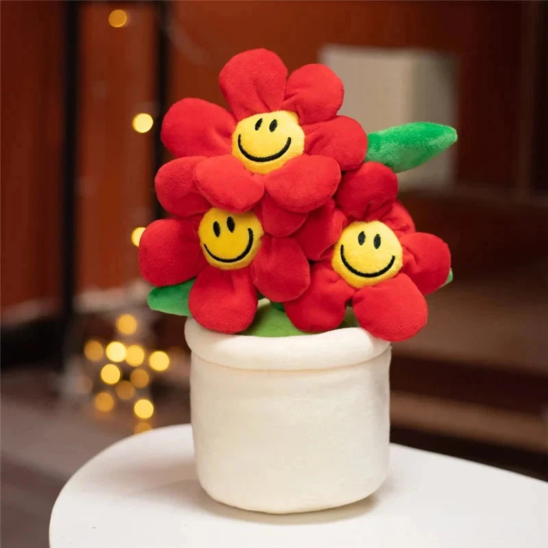 Smiling Sunflower Flowerpot Plush - Image 14