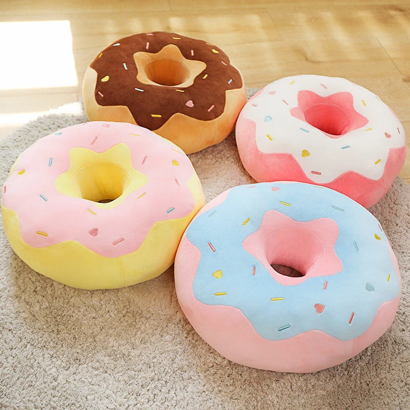 Soft Pastel Donut Cushion Plushies Collection - Image 2