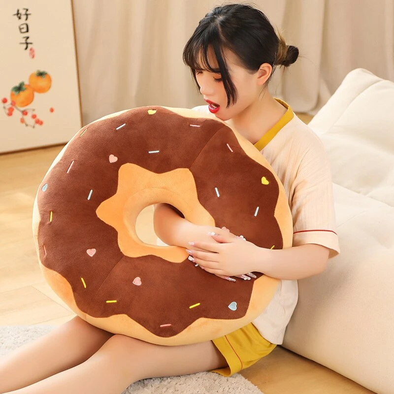 Soft Pastel Donut Cushion Plushies Collection - Image 4