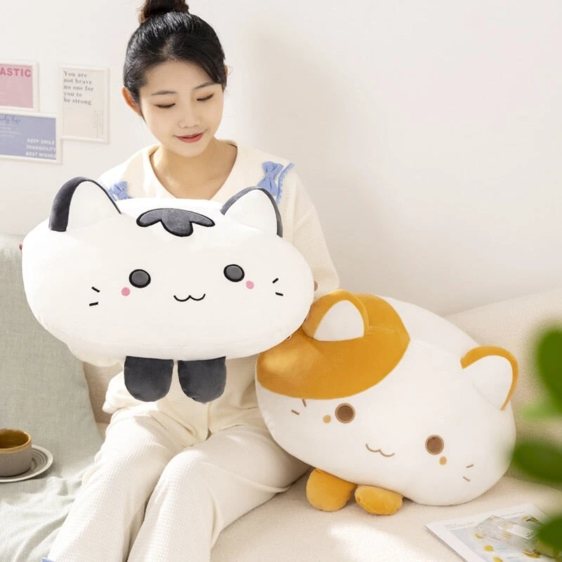 Squishy Sweet Cat Pillow Plushie - Image 2