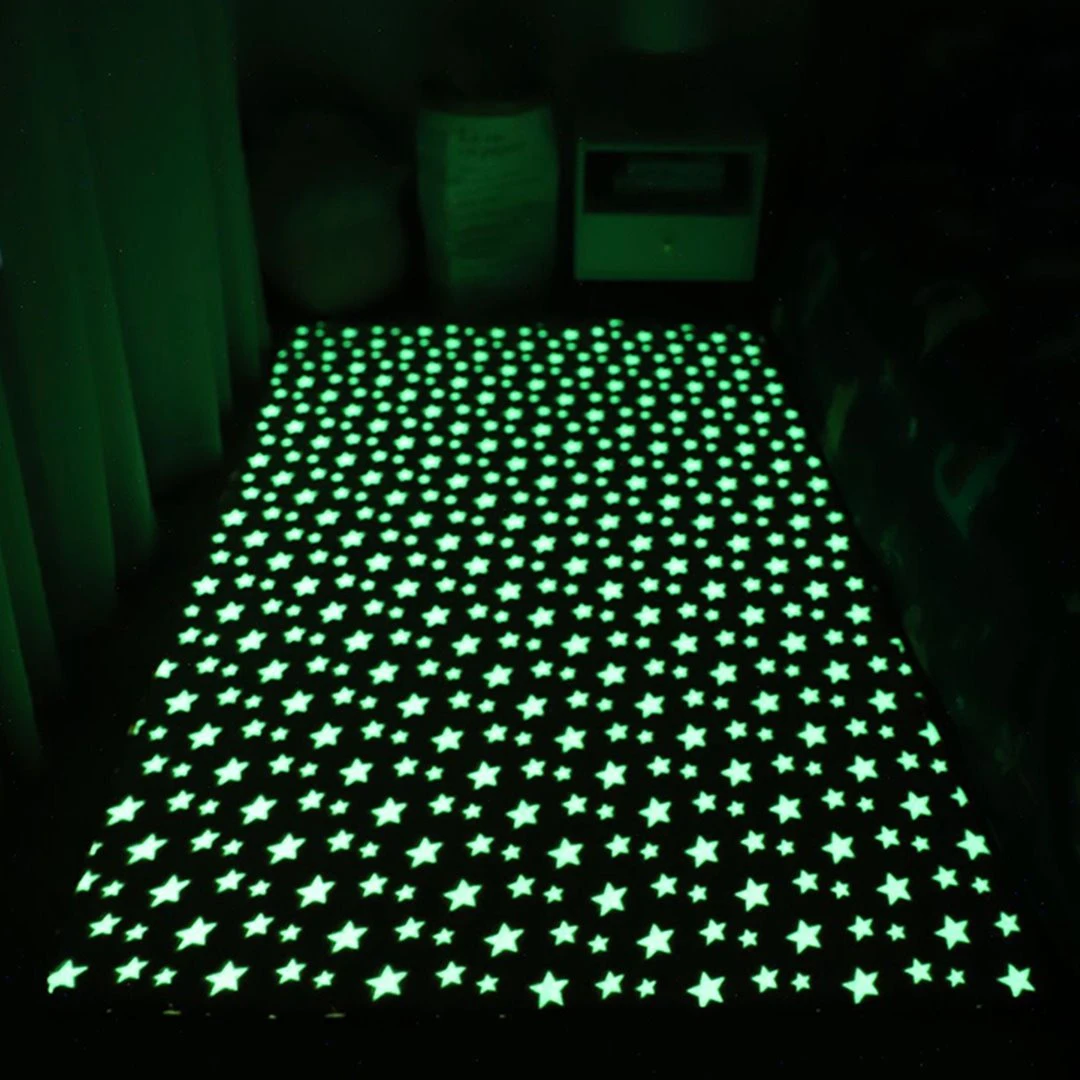 Starry Night Glow-in-the-dark Faux Fur Rug Carpet - Image 9