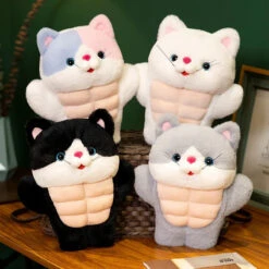 Strong Muscle Cat Plushie