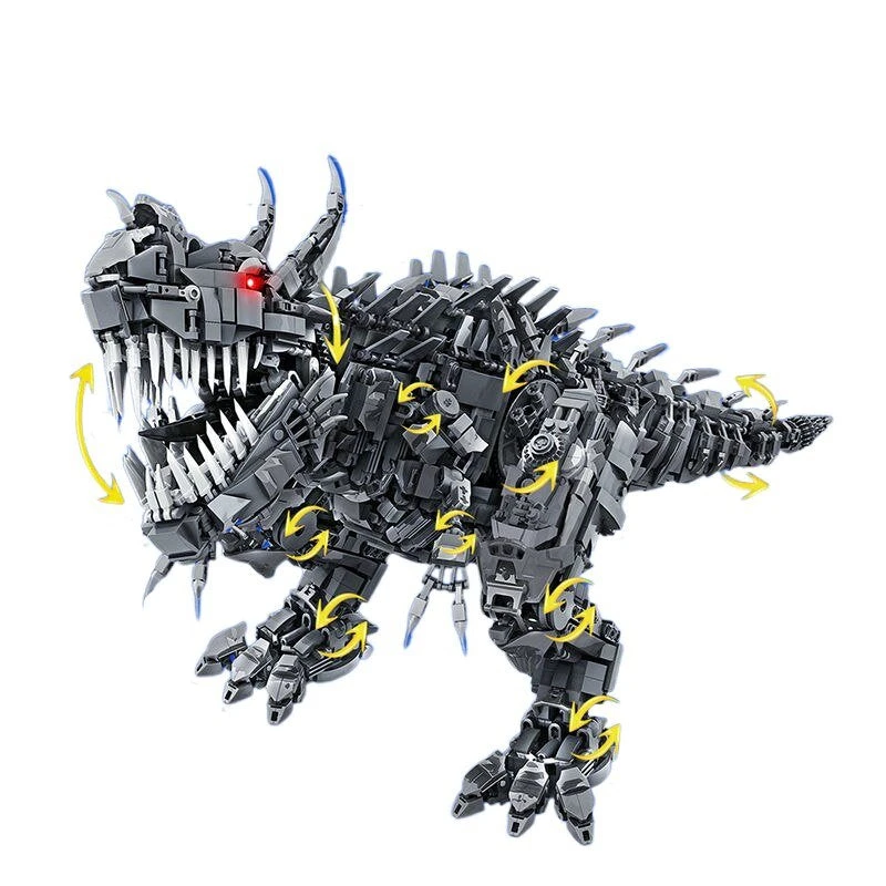 Super Mech Colossal Carnotaurus Dinosaur Building Set - Image 13