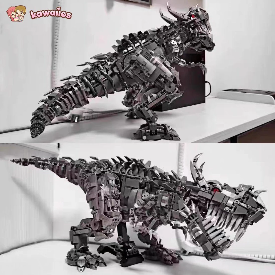 Super Mech Colossal Carnotaurus Dinosaur Building Set - Image 9
