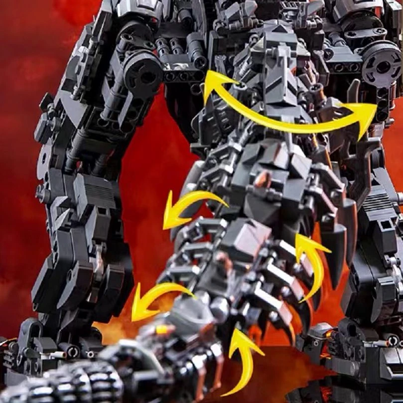 Super Mech Colossal Carnotaurus Dinosaur Building Set - Image 18