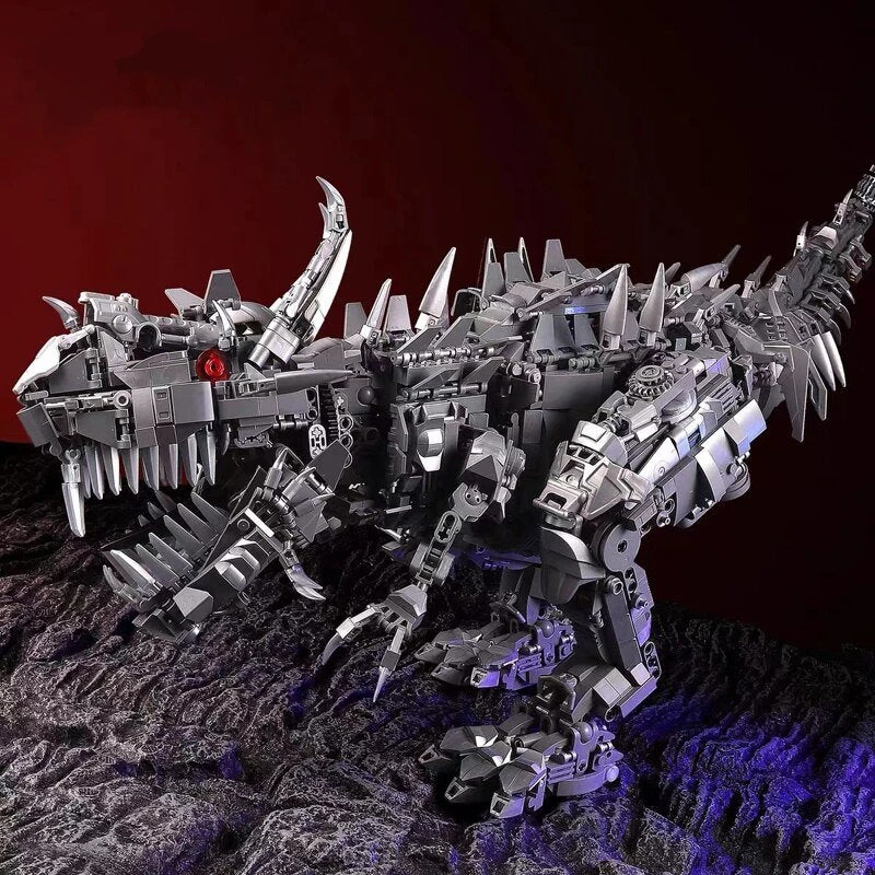 Super Mech Colossal Carnotaurus Dinosaur Building Set - Image 10
