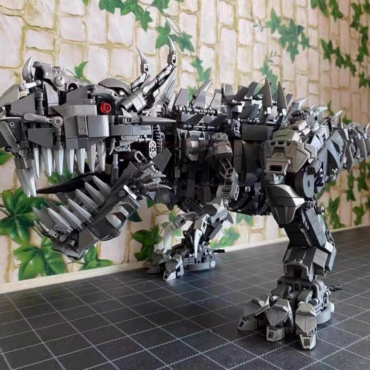Super Mech Colossal Carnotaurus Dinosaur Building Set - Image 3