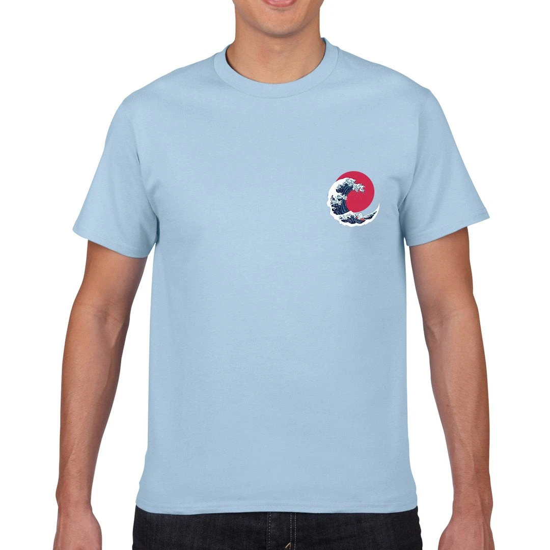 Apparel The Great Wave Blood Moon Sun Tato Tee - Image 8