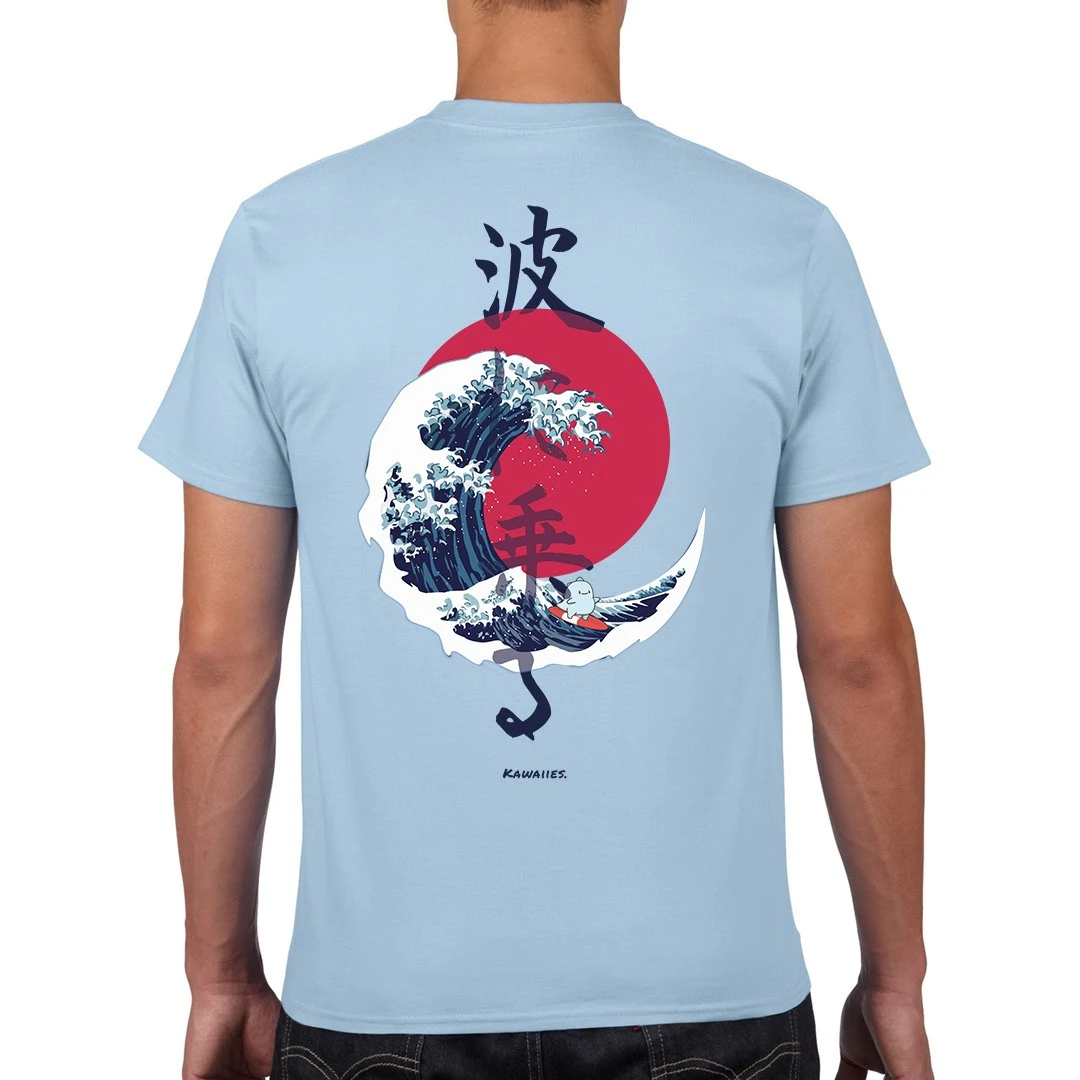 Apparel The Great Wave Blood Moon Sun Tato Tee - Image 7