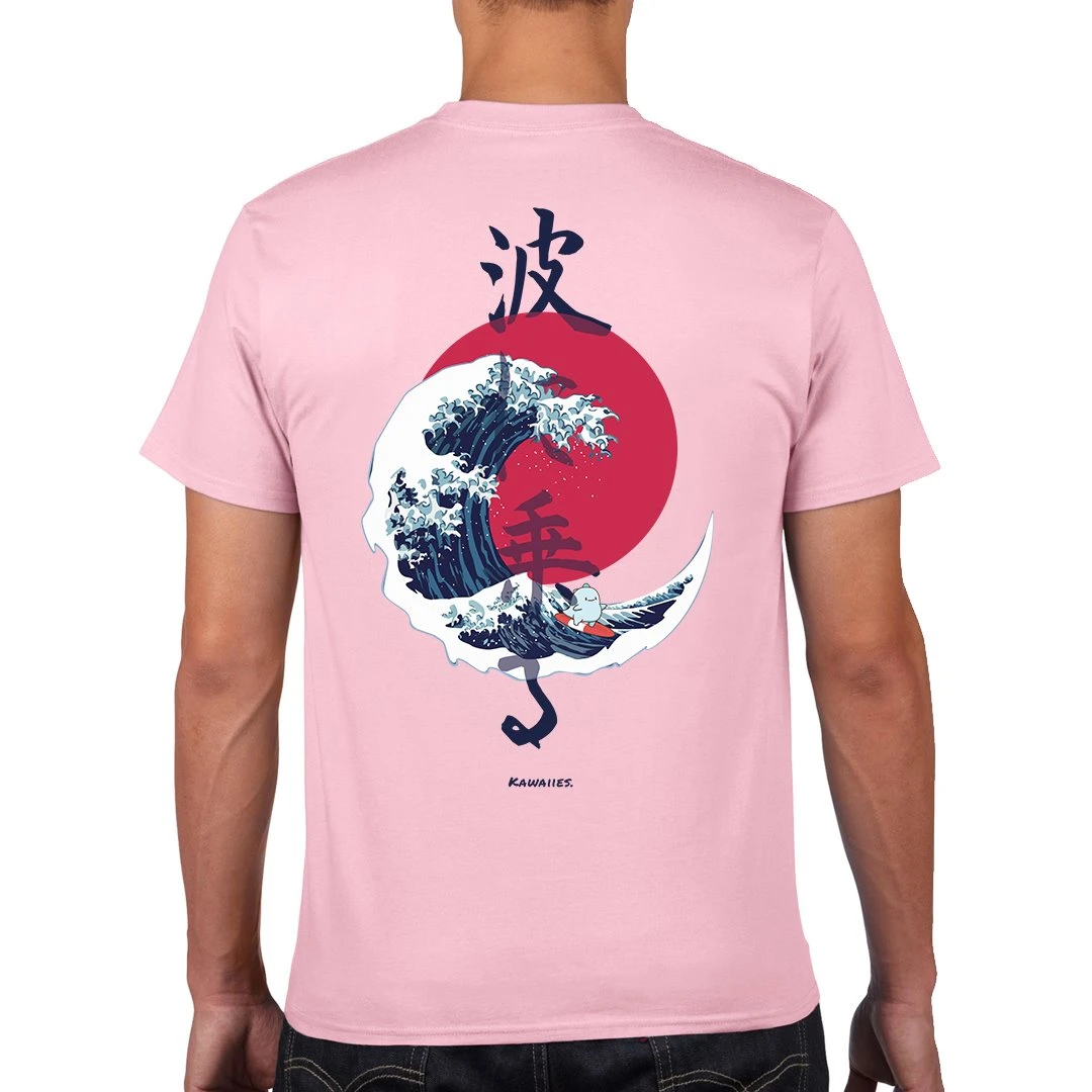 Apparel The Great Wave Blood Moon Sun Tato Tee - Image 5