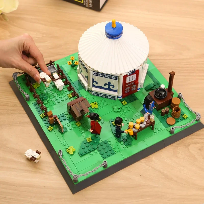 Traditional Mongolian Ger Building Blocks - Image 4