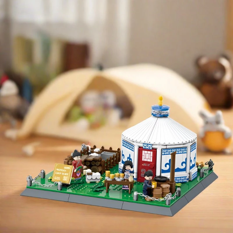 Traditional Mongolian Ger Building Blocks - Image 14