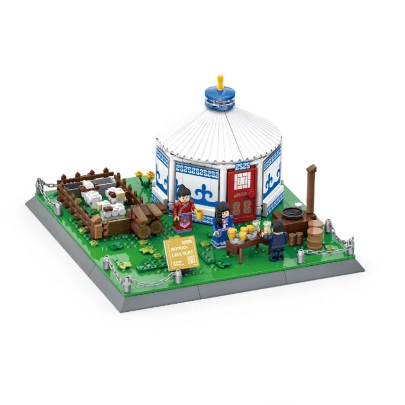 Traditional Mongolian Ger Building Blocks - Image 18