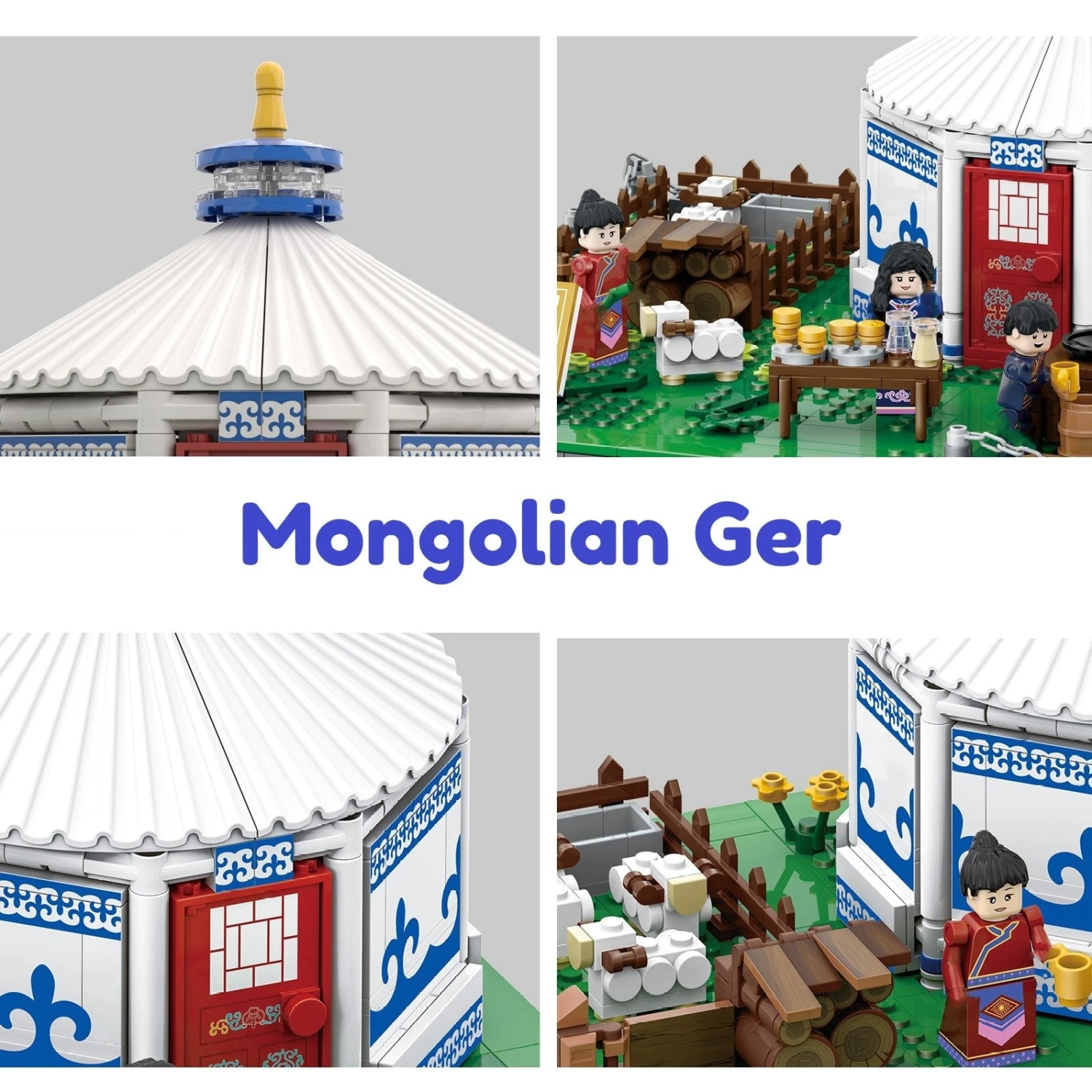Traditional Mongolian Ger Building Blocks - Image 11