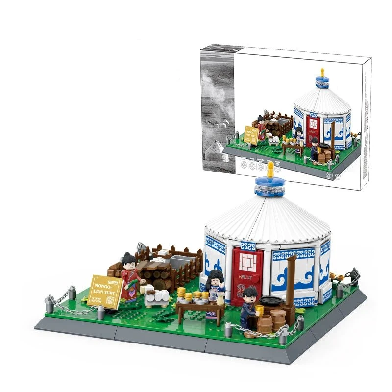 Traditional Mongolian Ger Building Blocks - Image 17