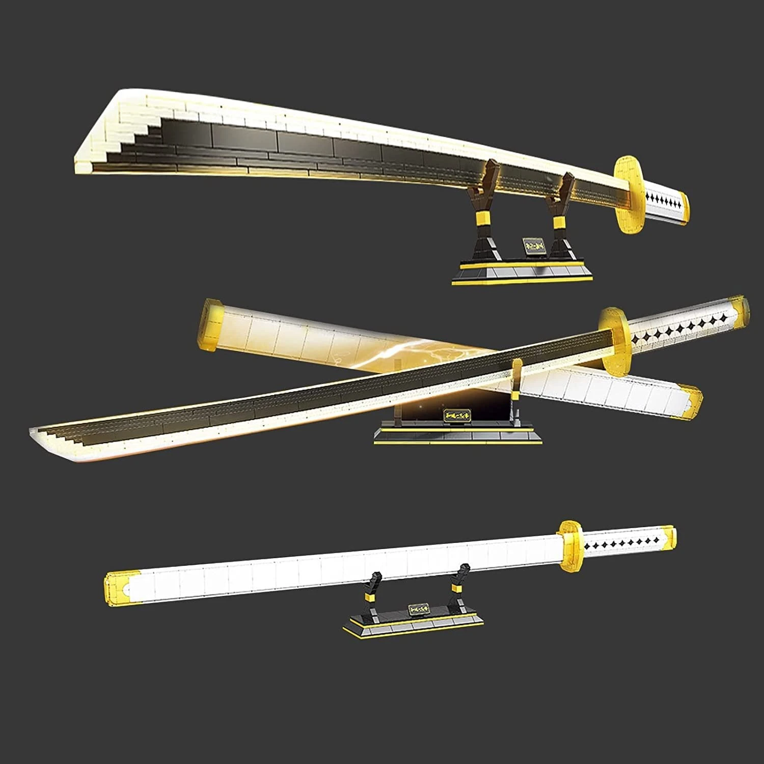 Wado Great Grade White Katana Sword Building Blocks - Image 3