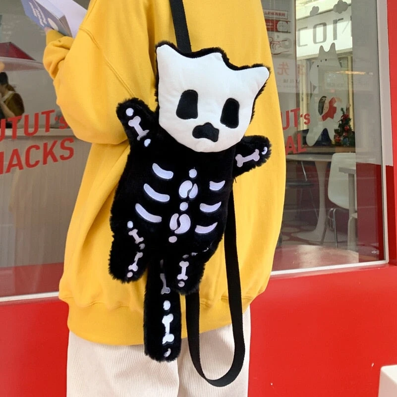 Whisper The Mini Skeleton Plush Backpack - Image 3