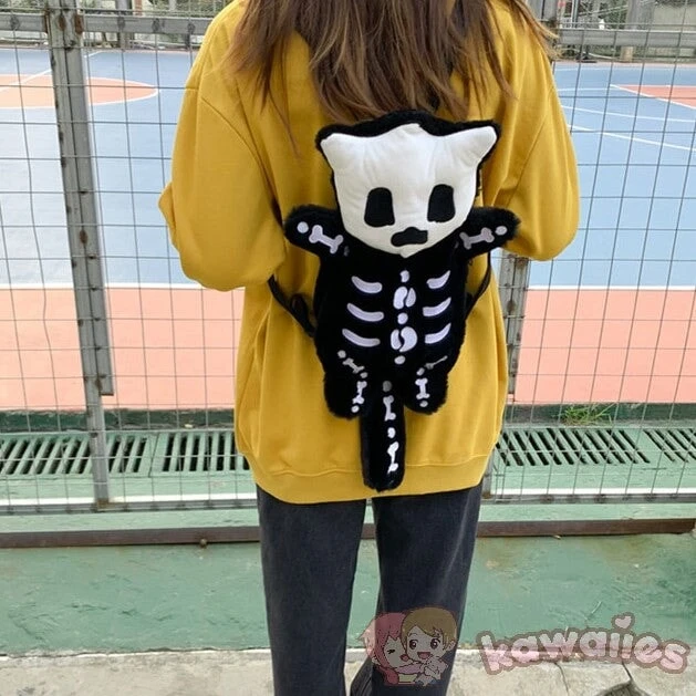 Whisper The Mini Skeleton Plush Backpack - Image 4