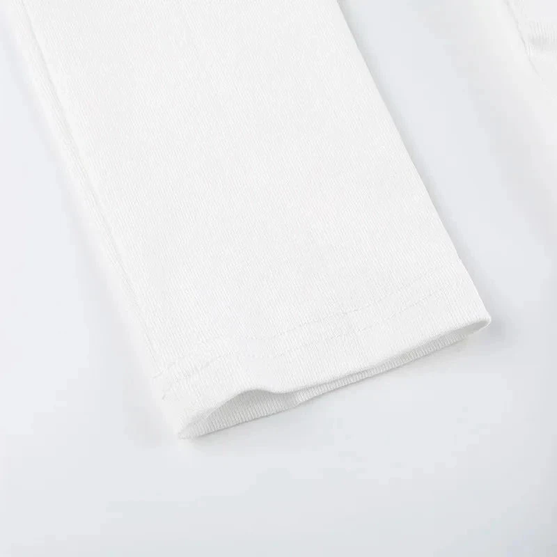 Apparel White Harajuku Laced Women's Long Sleeve Top - Image 12