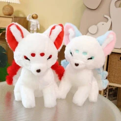 White Nine-Tailed Fox Plushies