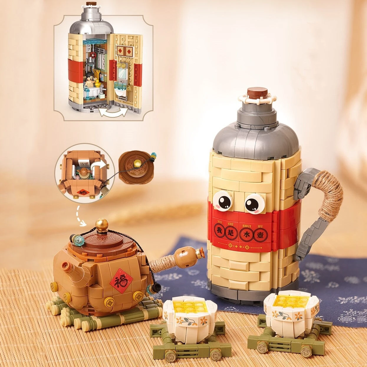 Wonders Of Asia Teatime Nano Building Set - Image 8