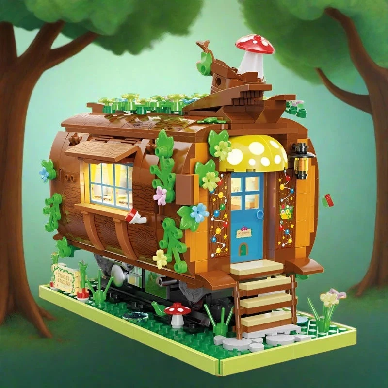 Wooden Train Carriage Home Building Blocks - Image 3