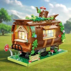 Wooden Train Carriage Home Building Blocks